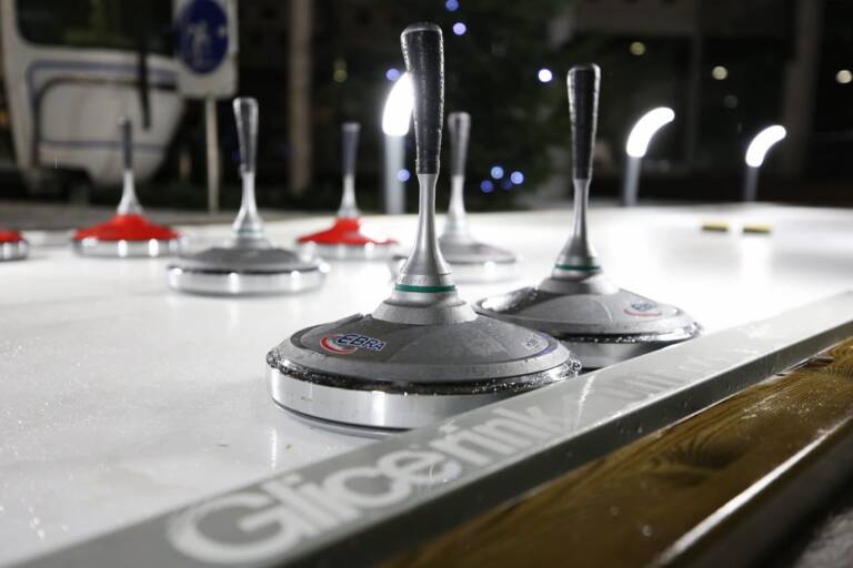 Eisstockschießen bei den Balljungs
