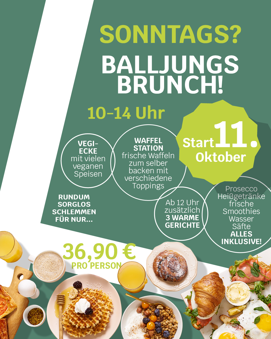 Balljungs Brunch mit allen Leistungen und Preis