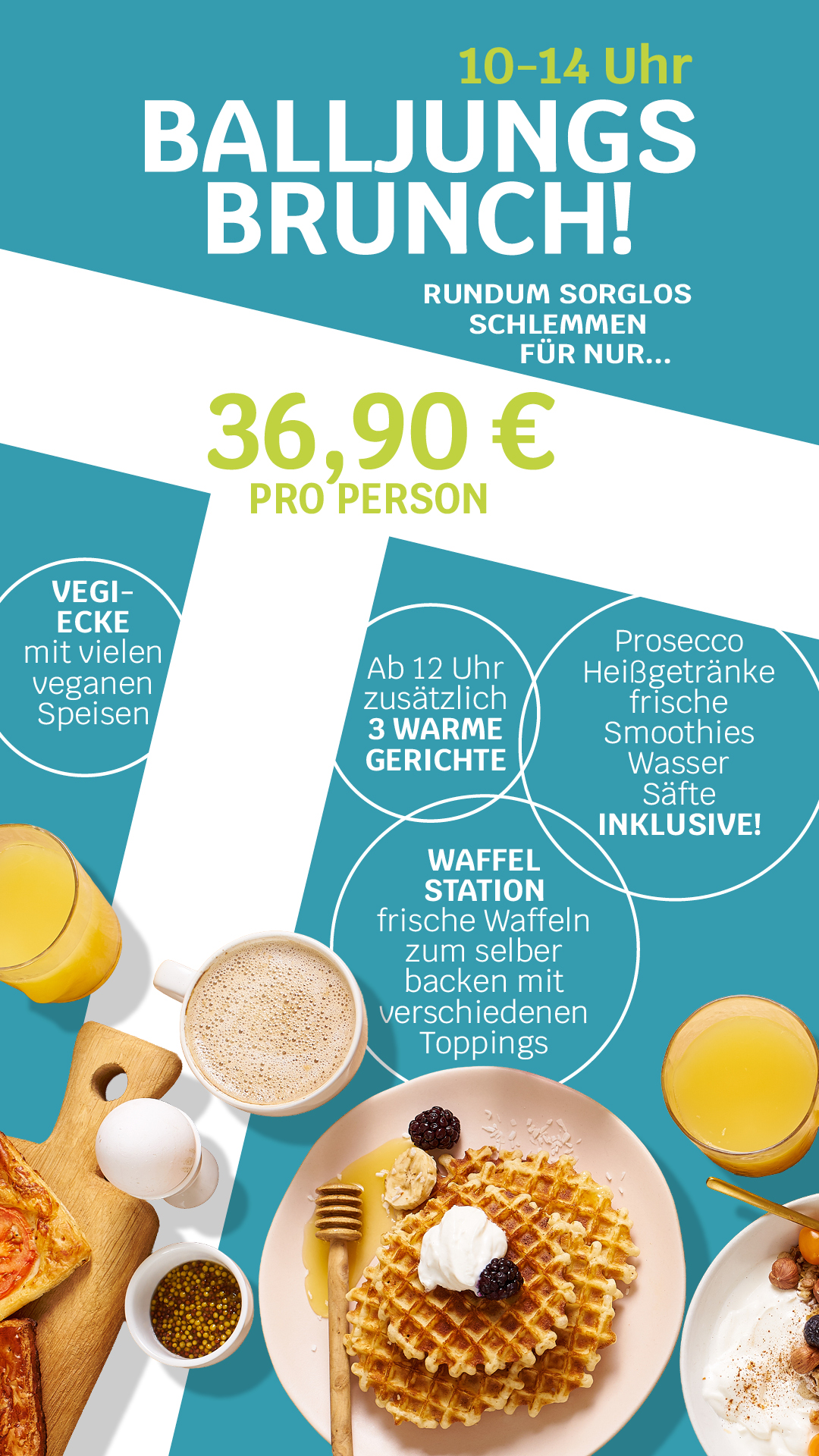 Balljungs Brunch mit Preis und Leistungen